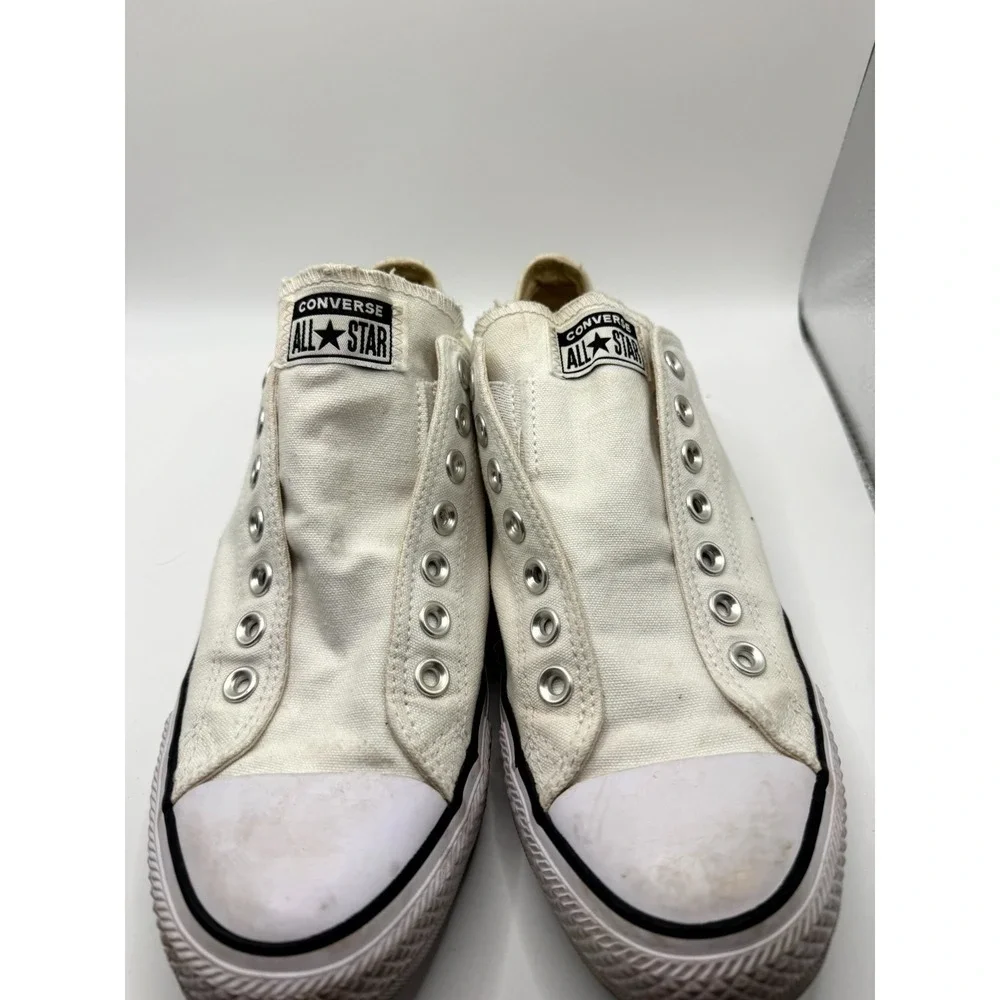 Converse‎ Chuck Taylor All Star Slip Low 164301F Unisex M8/W10 White Black Shoes - Picture 5 of 9